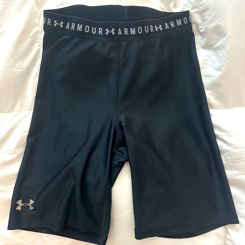 Under armour biker shorts